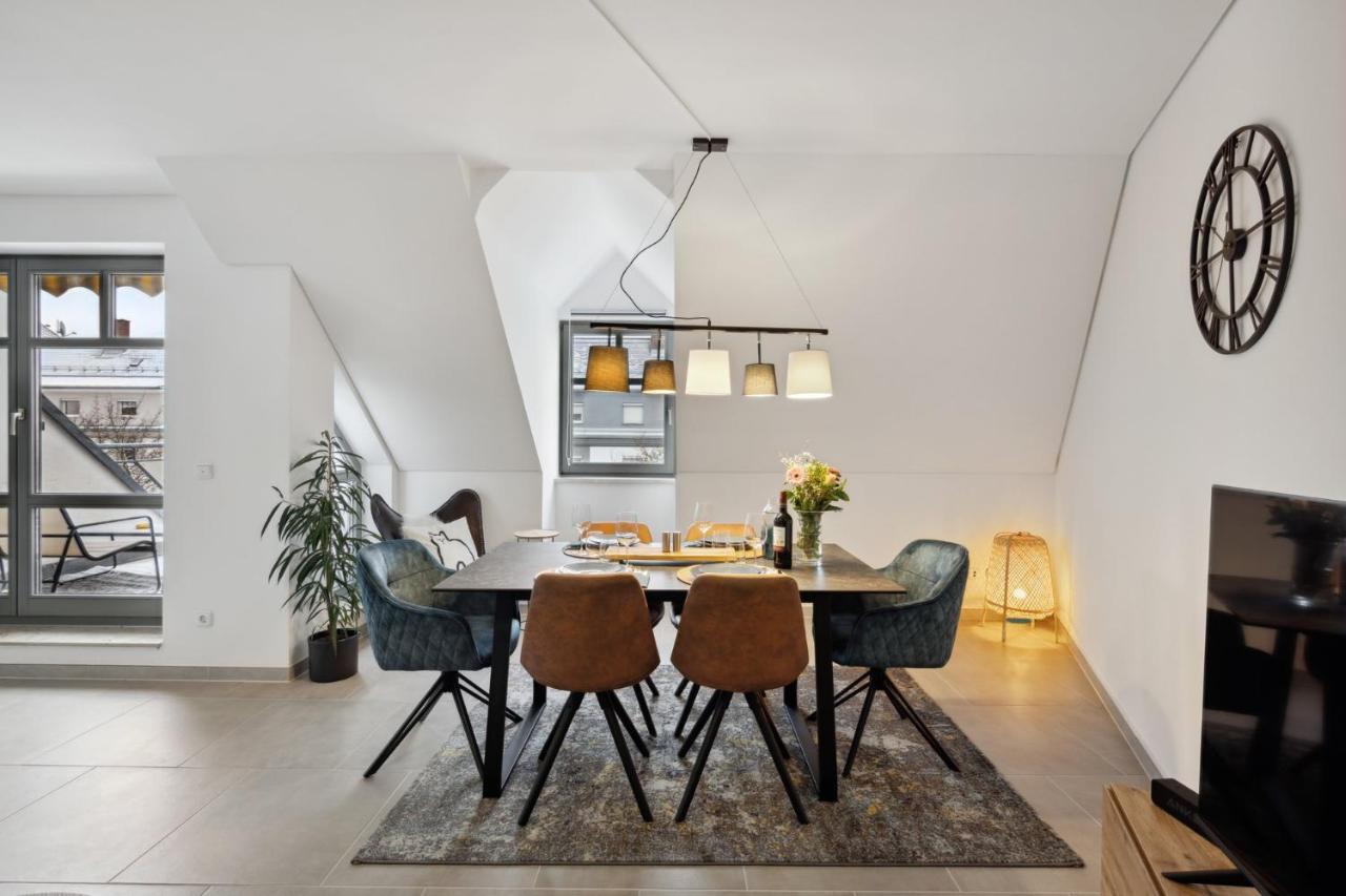 Smooth Living Apartments Augsburg Lechhausen - Free Parking Eksteriør billede
